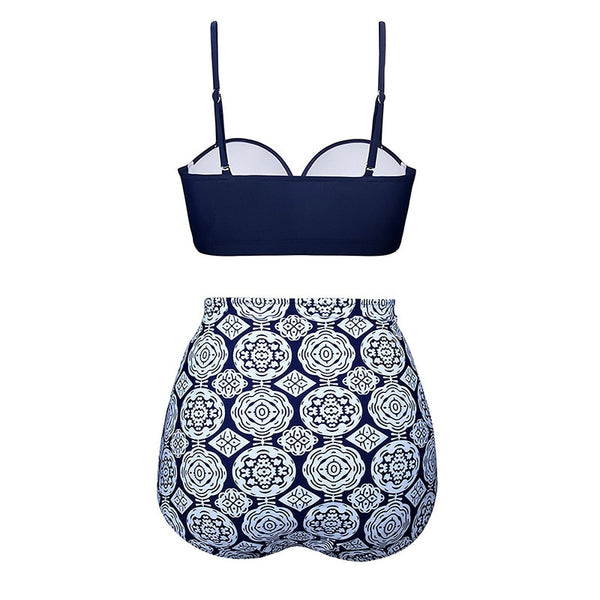 Bohemian High Waist Bikini- Two Piece Set